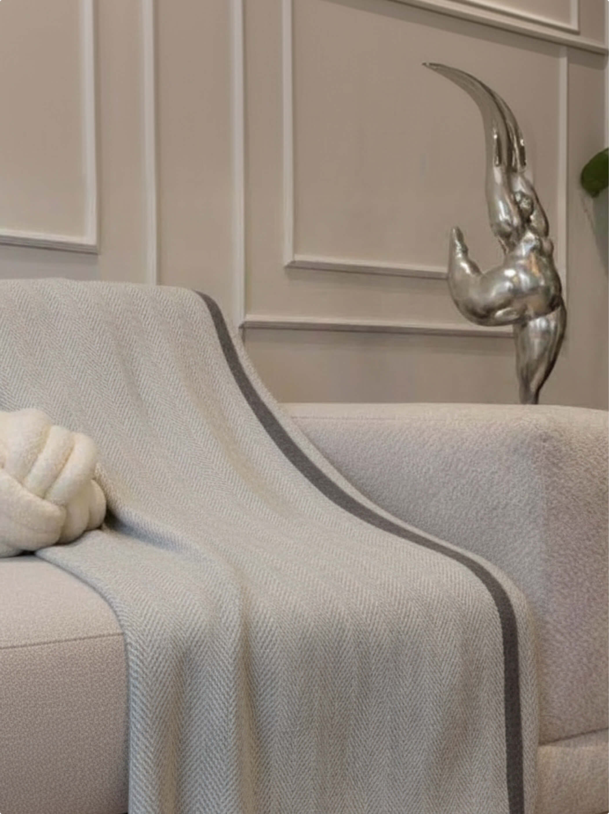 Kašmyro ir šilko pledas Asam Grandy