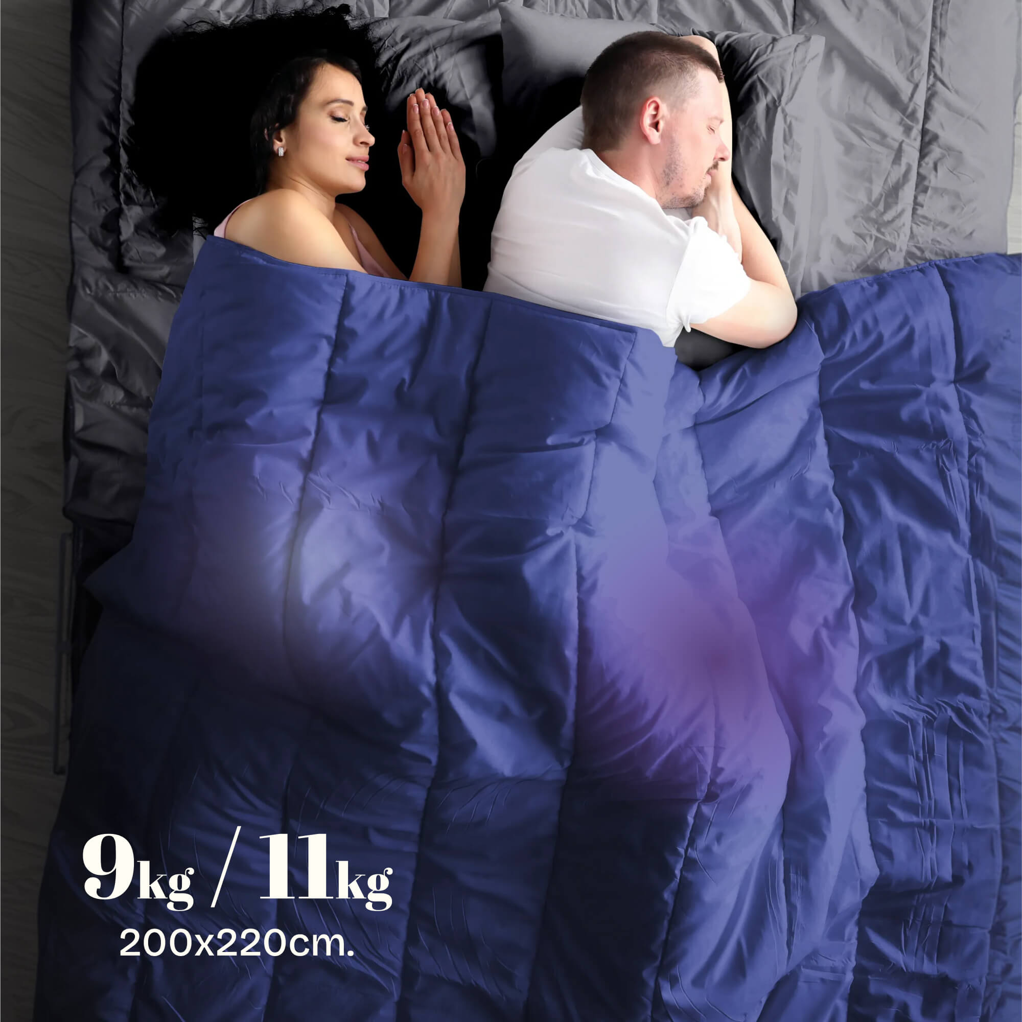 Dvigulė sunki antklodė DUO