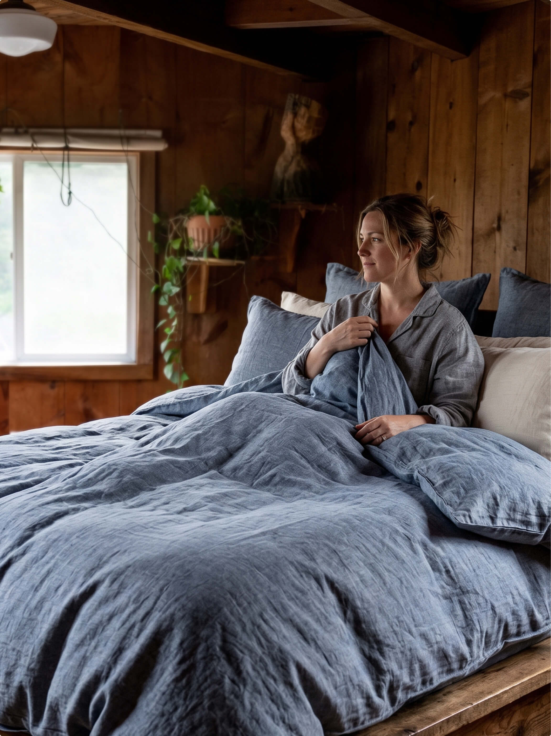 Lininės patalynės komplektas