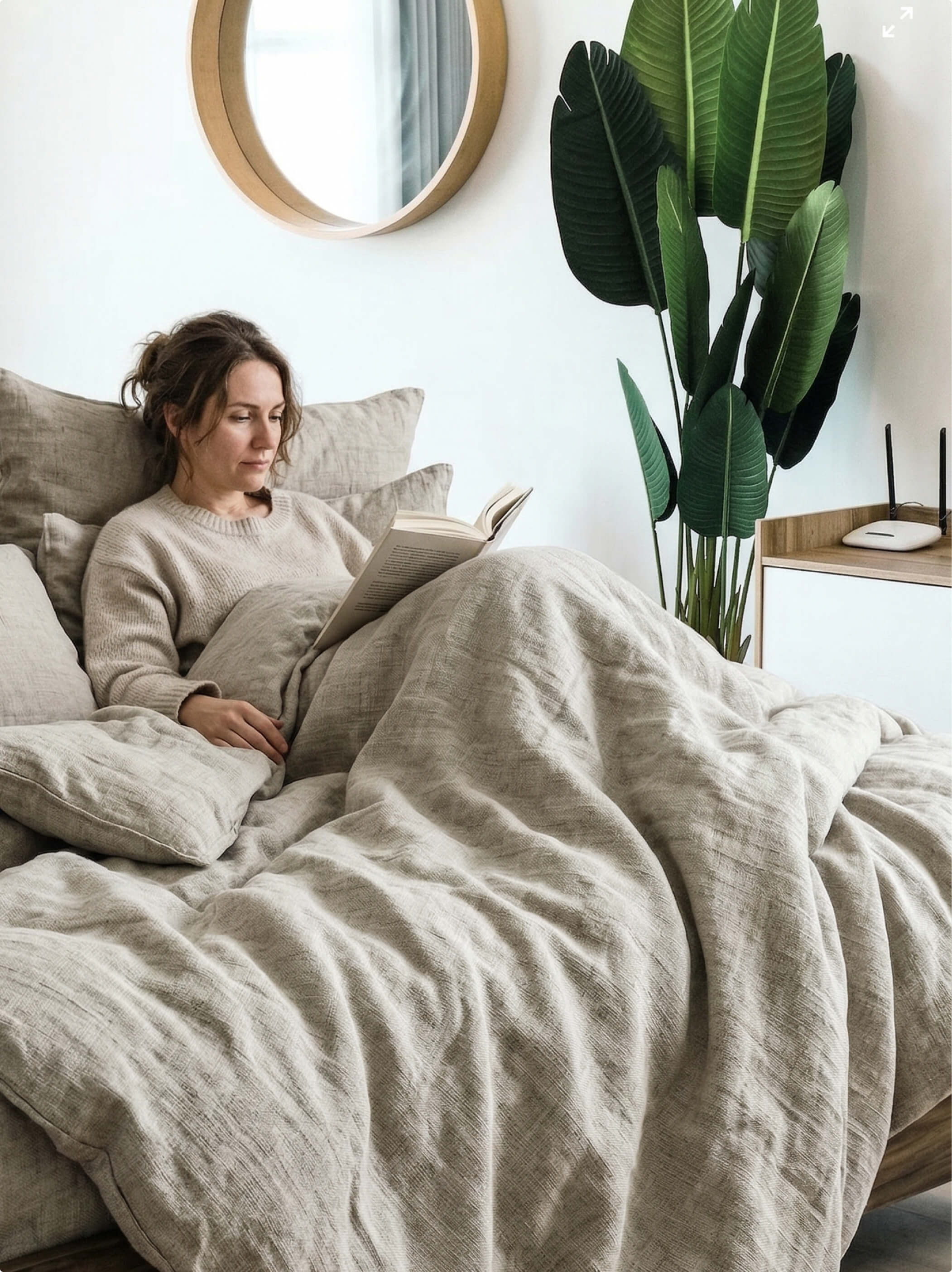 Lininės patalynės komplektas