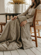 Lininis sunkios antklodės komplektas