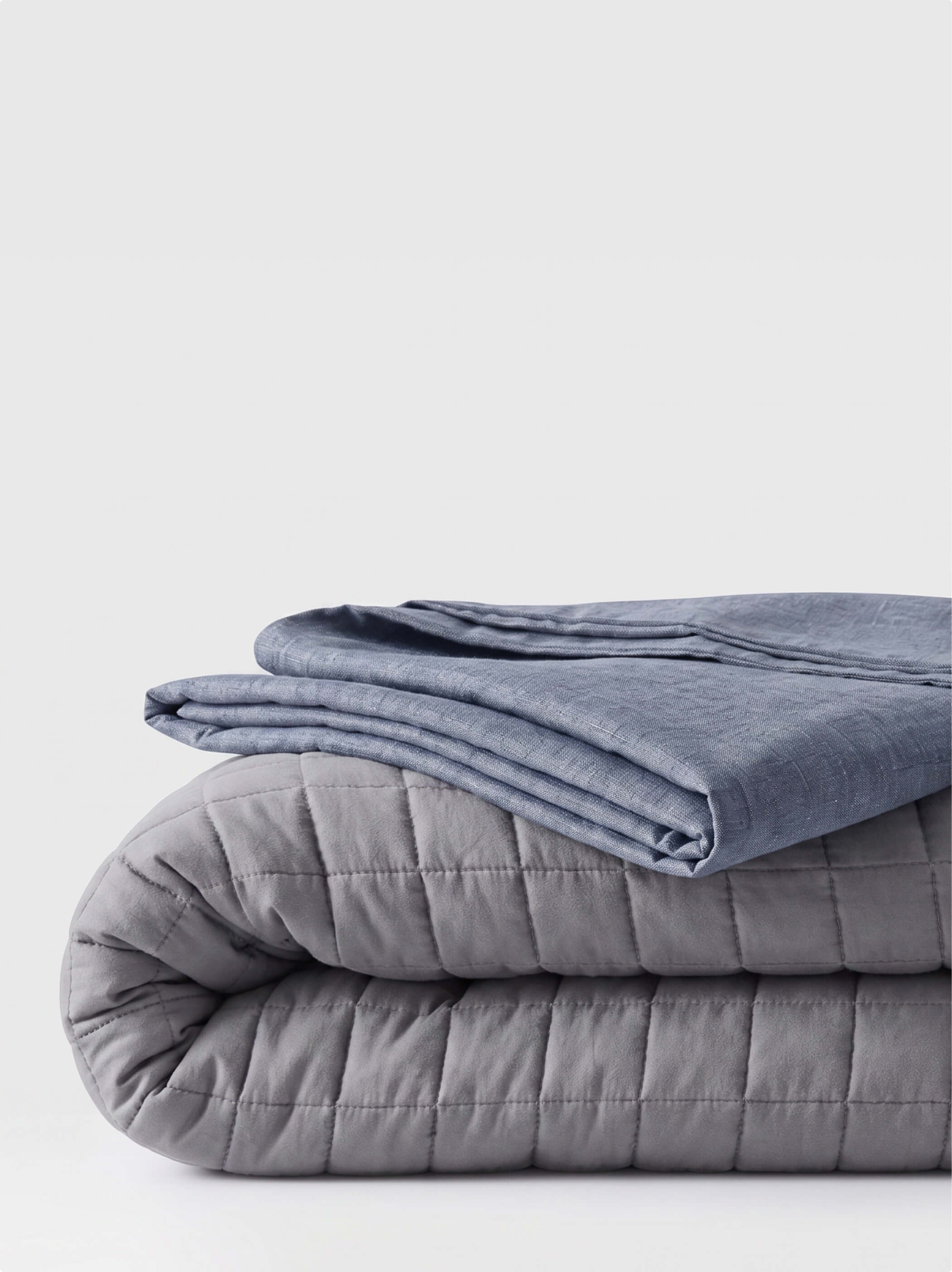 Lininis sunkios antklodės komplektas