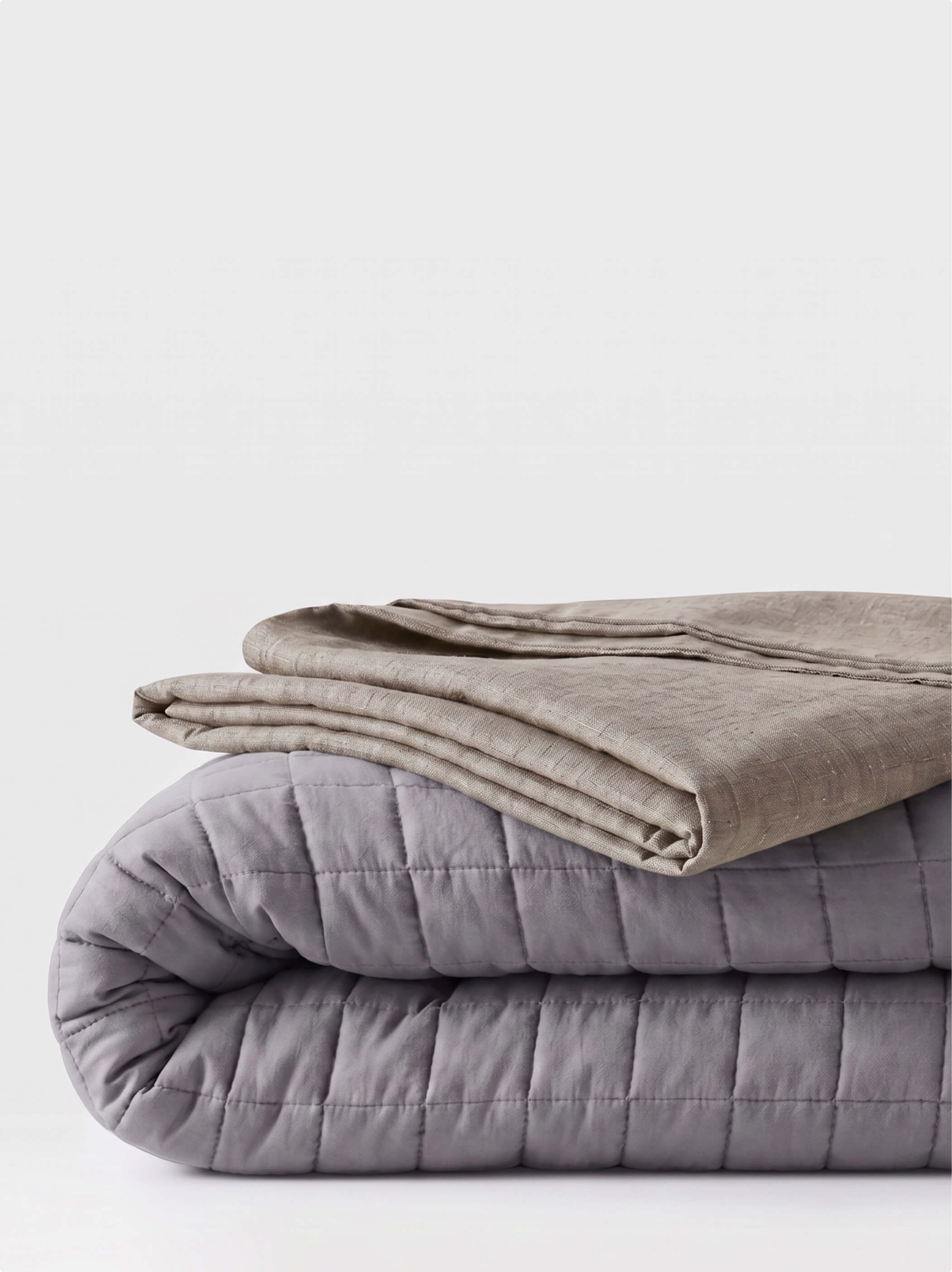 Lininis sunkios antklodės komplektas