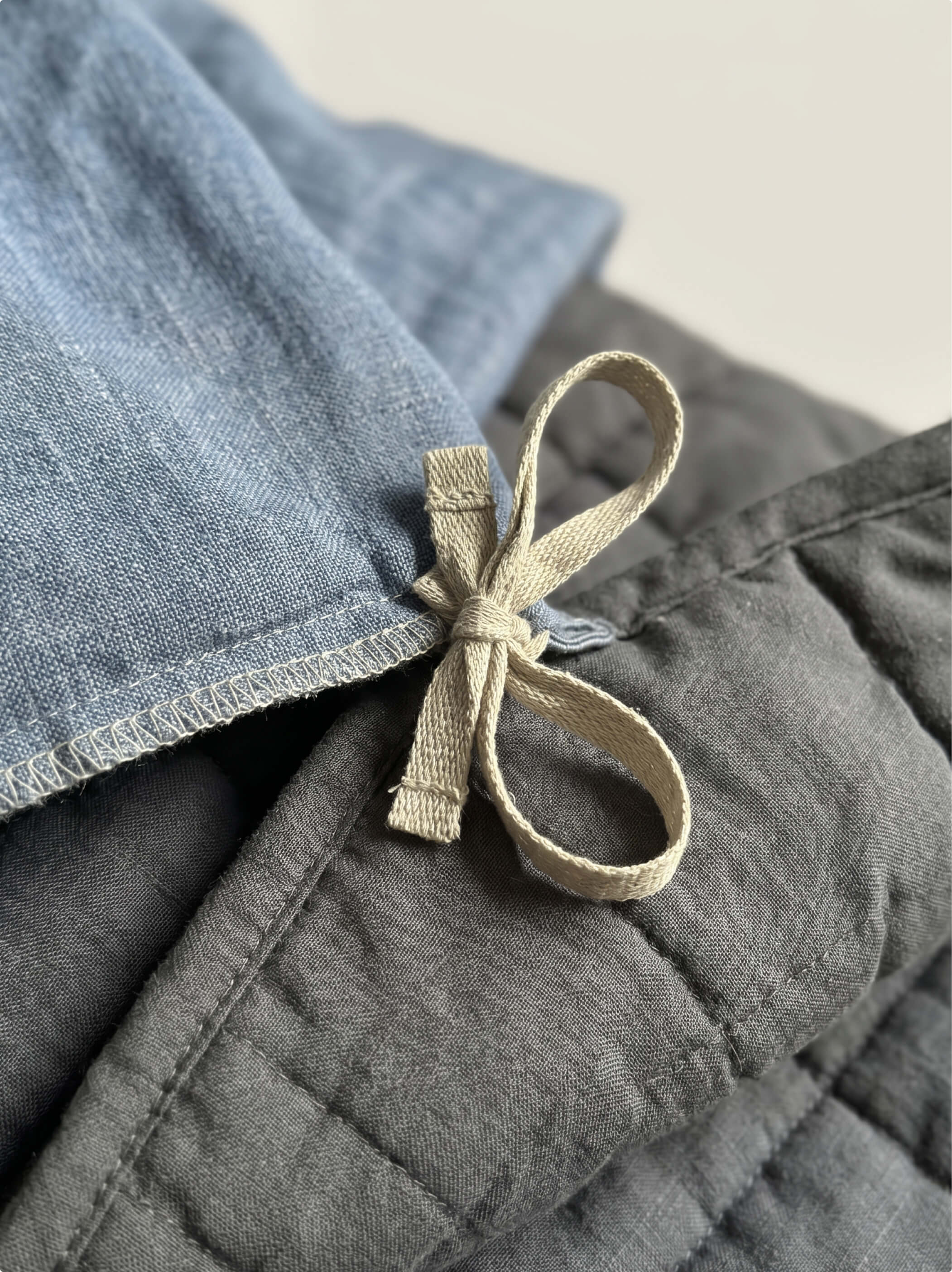 Lininis sunkios antklodės komplektas