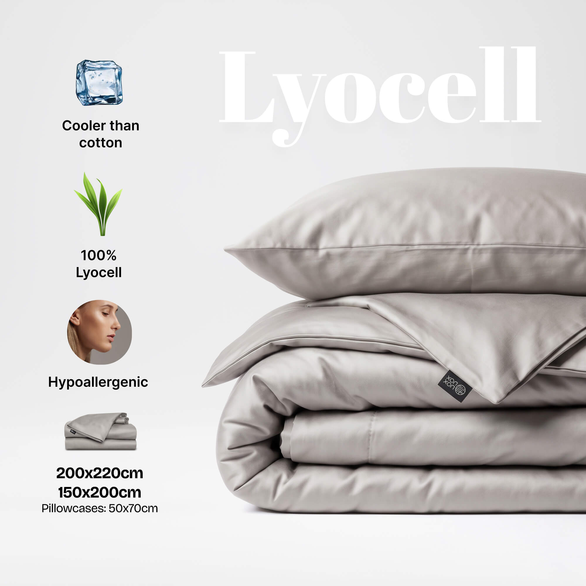 Eukalipto liocelio patalynės komplektas