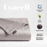 Eukaliptų liocelio paklodė su guma – 200×220 cm