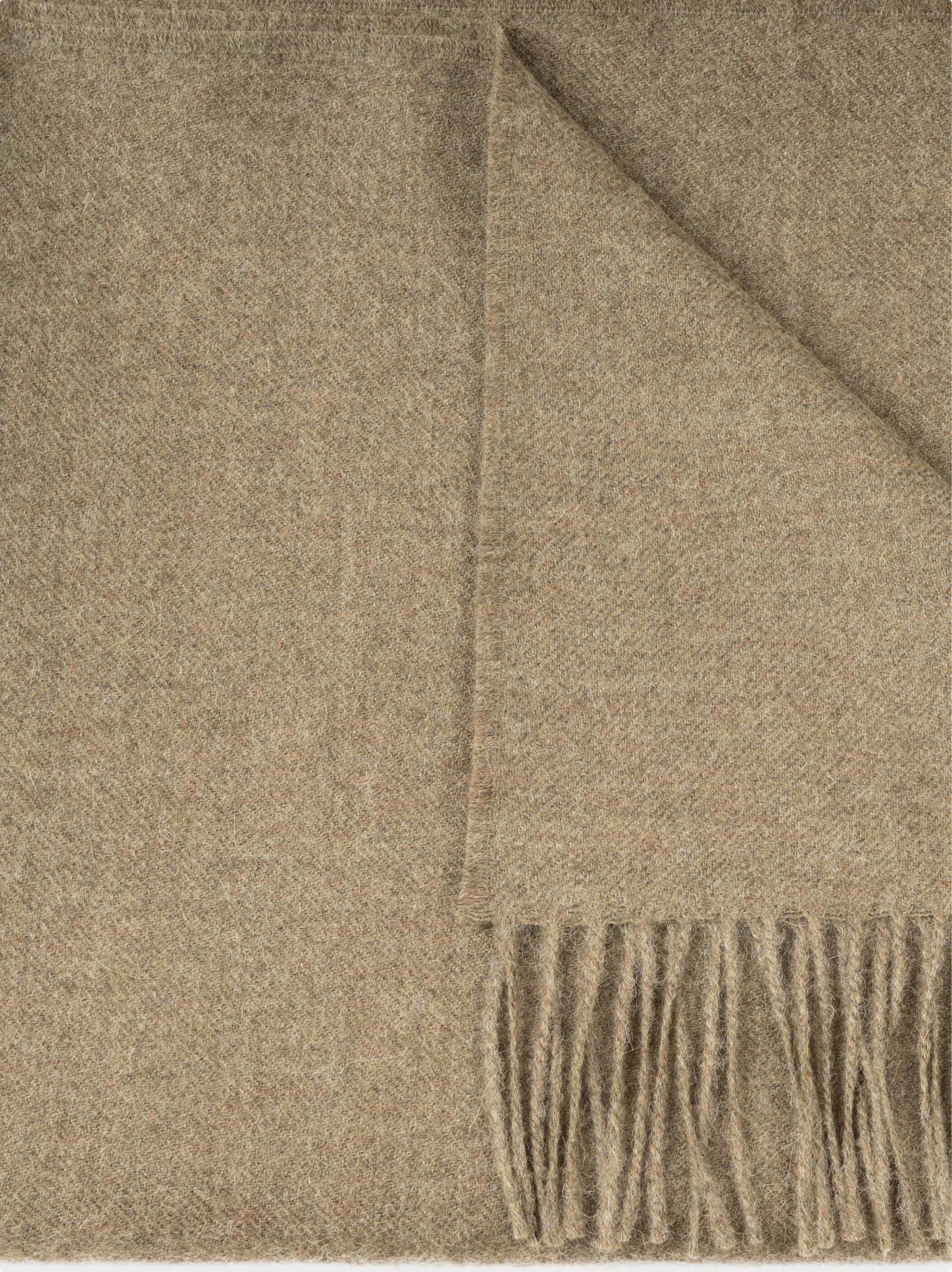 Alpakos pledas Melange Olive