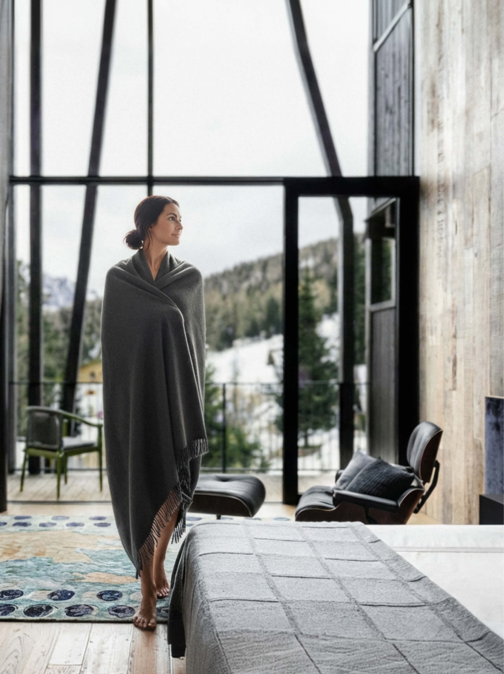 Alpakos pledas Natural