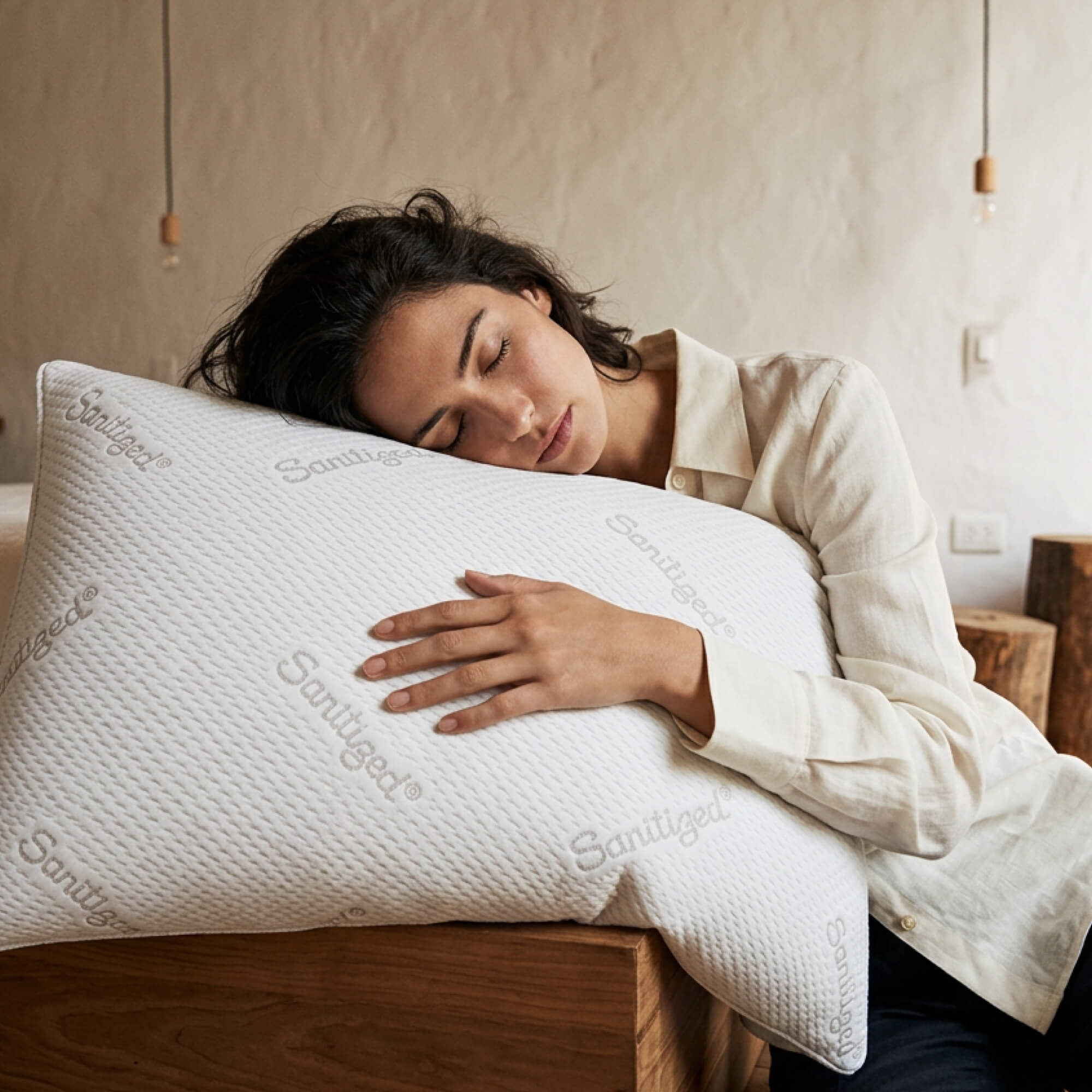 Viscospring Sanitized kišeninių spyruoklių pagalvė